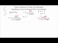 Conic Sections -- Polar Coordinate System