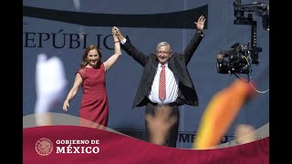 #1Diciembre | Ceremonia del Primer Año del #GobiernoDelPueblo, desde el Zócalo de la CDMX
