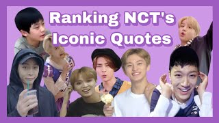 tier ranking nct’s most iconic quotes