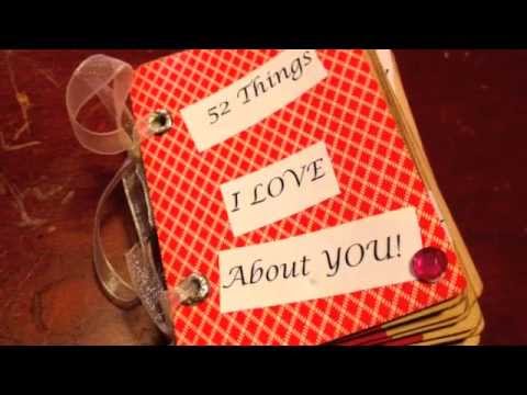 DIY: 52 Things I Love About You Deck Of Cards ♡ Theeasydiy #Crafty