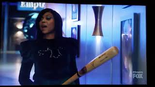 Empire Cookie with the bat