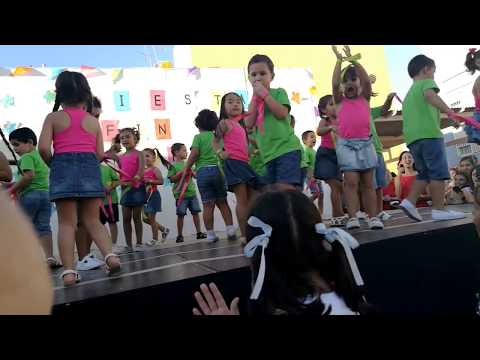 2017 baile fin del curso de 4B del escuela infantil toribio de velasco (echa pa lla)