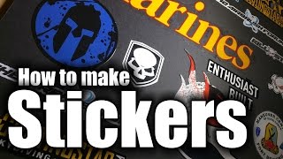 Stickers - How to make real vinyl stickers - HD