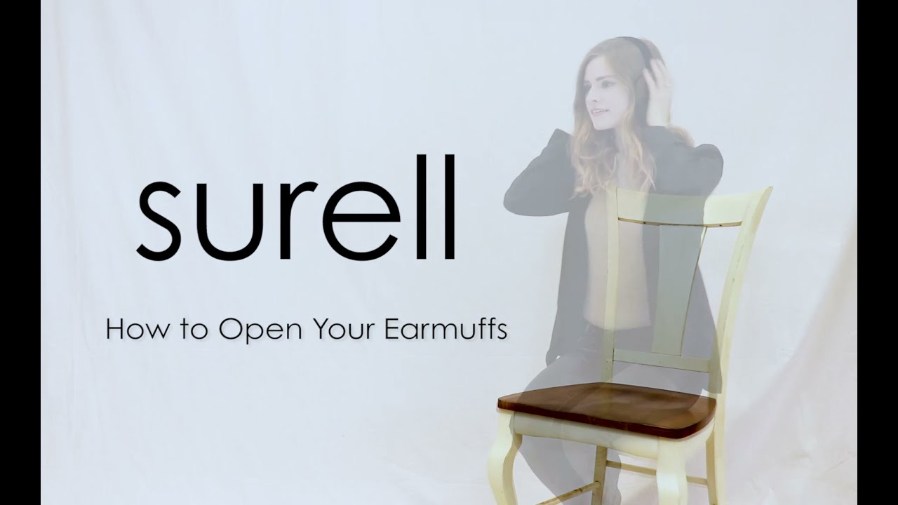 How to Open Your Surell Earmuffs