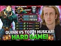 HARD GAME for QUINN vs TOP 11 HUSKAR! | QUINN plays QUEEN OF PAIN on 10.000 MMR!