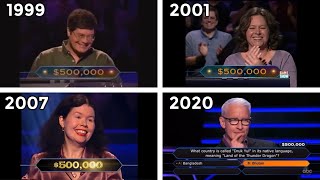 Every 500,000 Winner On Who Wants To Be A Millionaire U.s. Version