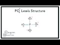 PO43- Lewis Structure (Phosphate Ion)