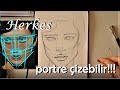 Portre nasıl çizilir? | portreyegiriş#1 Taslak oluşturma