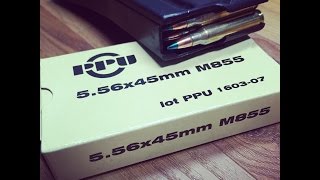 5.56X45Mm, 62Gr Fmj M855 Ss109 Penetrator Prvi Partizan Velocity Test
