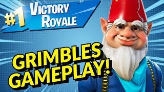 Grimbles Skin Gameplay In Fortnite Battle Royale Stream Highlights