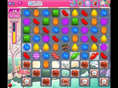 Candy Crush Saga level 342 gameplay
