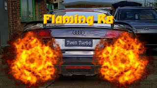Twin Turbo Audi R8 Dyno run