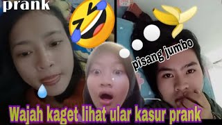 ular kasur ome tv prank wajah cantik cuma ada di Ome lihat cewek indo terbaru