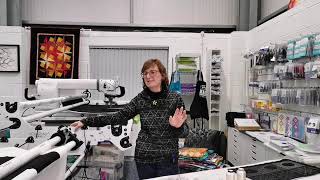 Facebook Live Saturday 3rd October 2021 from Pinhole Quilting Showroom - Threads, Needles and Q4CL