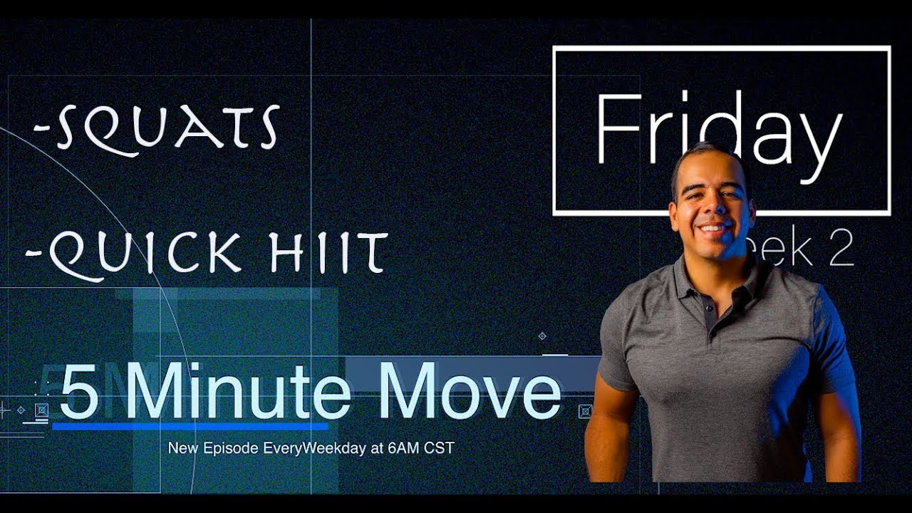 Squats/Butt - Dumbbell - 5 Minute Move - Friday