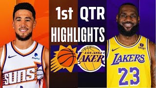 Los Angeles Lakers Vs Phoenix Suns Full 1St Qtr Highlights - Otc 14 - 2025 Nba Highlights