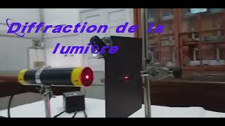 Diffraction De La Lumière Expérience