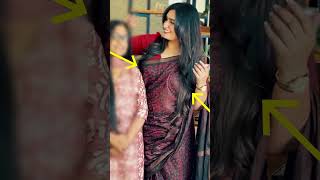 Actress Kavitha Nair In Redblack Saree