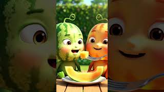 Watermelon & Melon Baby Friends Eating Together Cute Asmr 3D Animation