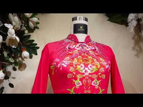 ÁO DÀI 12 MÙA HOA HÀ NỘI - ÁO DÀI HOA ĐÀO | Áo Dài Đỗ Trịnh Hoài Nam