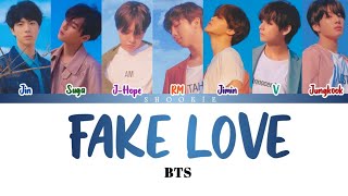 BTS (방탄소년단) - Fake Love | Kolay Okunuş