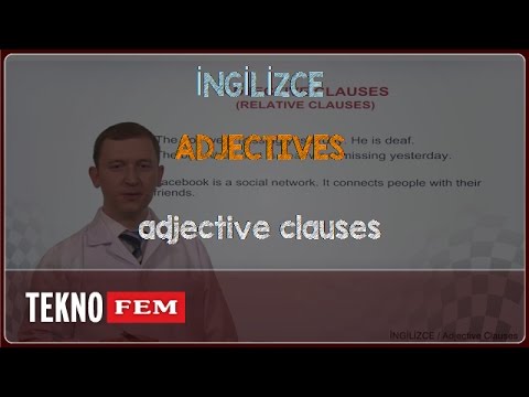 YGS-LYS İNGİLİZCE - Adjective Clauses