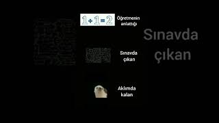 Hocanın Anlattığı Sınavda Çıkan