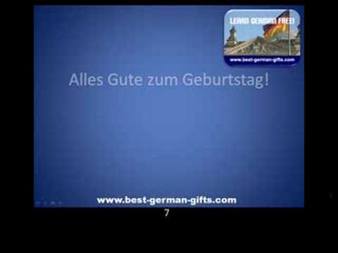 Happy Birthday in German. 1:13. Aug. 4, 2008 Happy Birthday in German. 1:13. Aug. 4, 2008