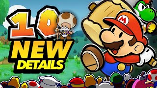 10 Changes in Paper Mario TTYD Remake + Details You Missed! (Toadsworth, Flavio, \& More!)