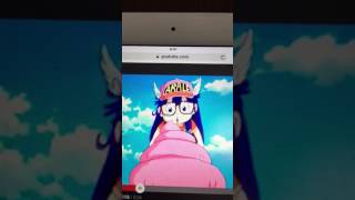 Gag scene of the popular Japanese anime