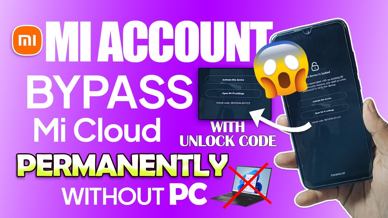 Mi Account Unlock / Remove & Permanently Bypass Without Mi Account Unlock / Remove & Permanently Bypass Without