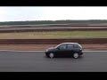 Mazda 3 on race track