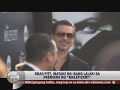 Brad Pitt was hit in the face at 'Maleficent' premiere