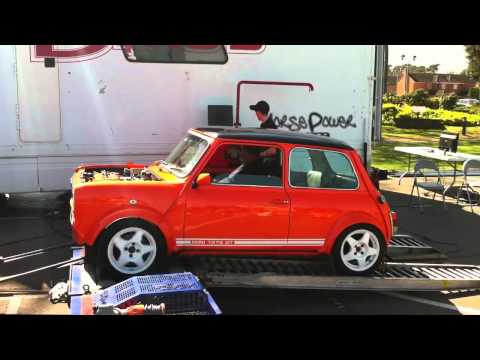 Dyno run Mini 1275 GT Honda vtec engine