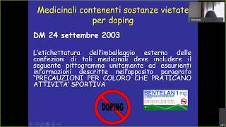Webinar: Farmaci e Sport, Hockey e Antidoping Webinar: Farmaci e Sport, Hockey e Antidoping