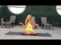 Yoga Side Crow, Parsva Bakasana with Kino in Mexico City