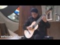 10-string guitarist Perfecto De Castro performs Sarabande in D Major BWV 1012 (JS Bach)