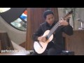 10-string guitarist Perfecto De Castro performs Sarabande in D Major BWV 1012 (JS Bach)
