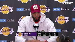Anthony Davis Postgame Interview Lakers Vs Nets