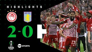 Final Bound! 🙌 | Olympiacos 2-0 Aston Villa | Uefa Europa Conference League Semi-Final Highlights