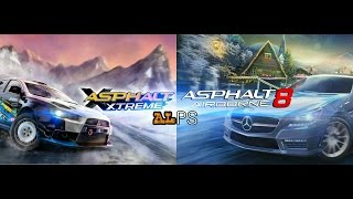 Asphalt 8 Vs Asphalt Xtreme Alps Track Copy? Test
