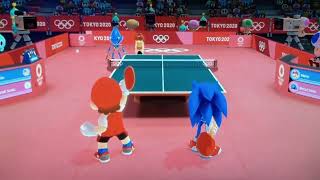 Mario & Sonic At The Tokyo 2020 Olympic Games Table Tennis Team Mariosuperstars