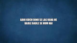 Watch Mohit Chauhan Abhi Kuch Dino Se video