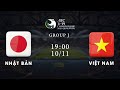 Trực tiếp | Nhật Bản - Việt Nam | Bảng J vòng loại giải U19 châu Á 2020 | VFF Channel