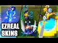 All Ezreal Skins Spotlight Rework 2018 Final Update (League of Legends)