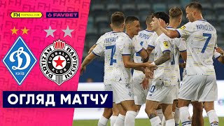 ДИНАМО - ПАРТИЗАН. Короткий огляд матчу. ЛІГА ЧЕМПІОНІВ