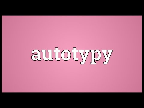 Header of autotypy