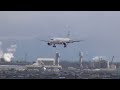 スカイウィングス・アジア・エアラインズ A320 新潟空港着陸 140219