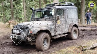 Mahindra Thar & Suzuki Gypsy On Muddy Off-Road Trail | Off-Road Adventure | Kashmir Off Road
