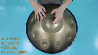 As Teman Handpan Pure Den 9 Notes F2 Low Pygmy Scale Hangdrum